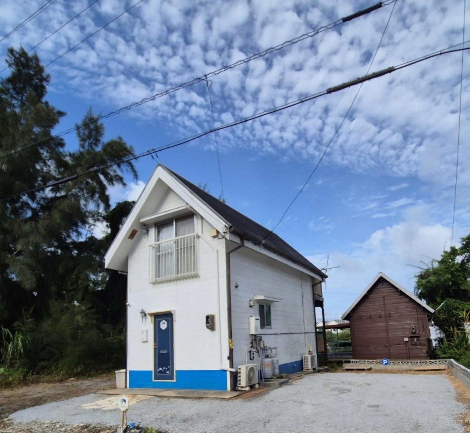Cottage Blue Onna Exteriér fotografie
