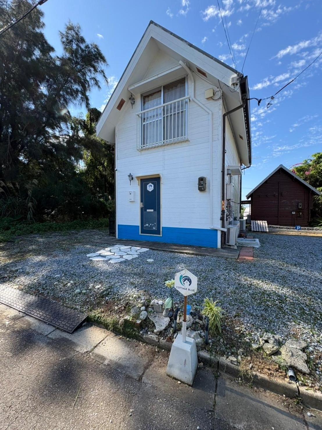 Cottage Blue Onna Exteriér fotografie